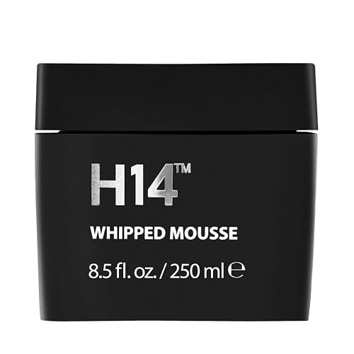 H14 Whipped Mousse | 8.5 oz (250 ml) | Lightweight Volumizing Foam for Flexible Hold, Texture & Shine | Alcohol-Free, Sulfate-Free | Made in Europe