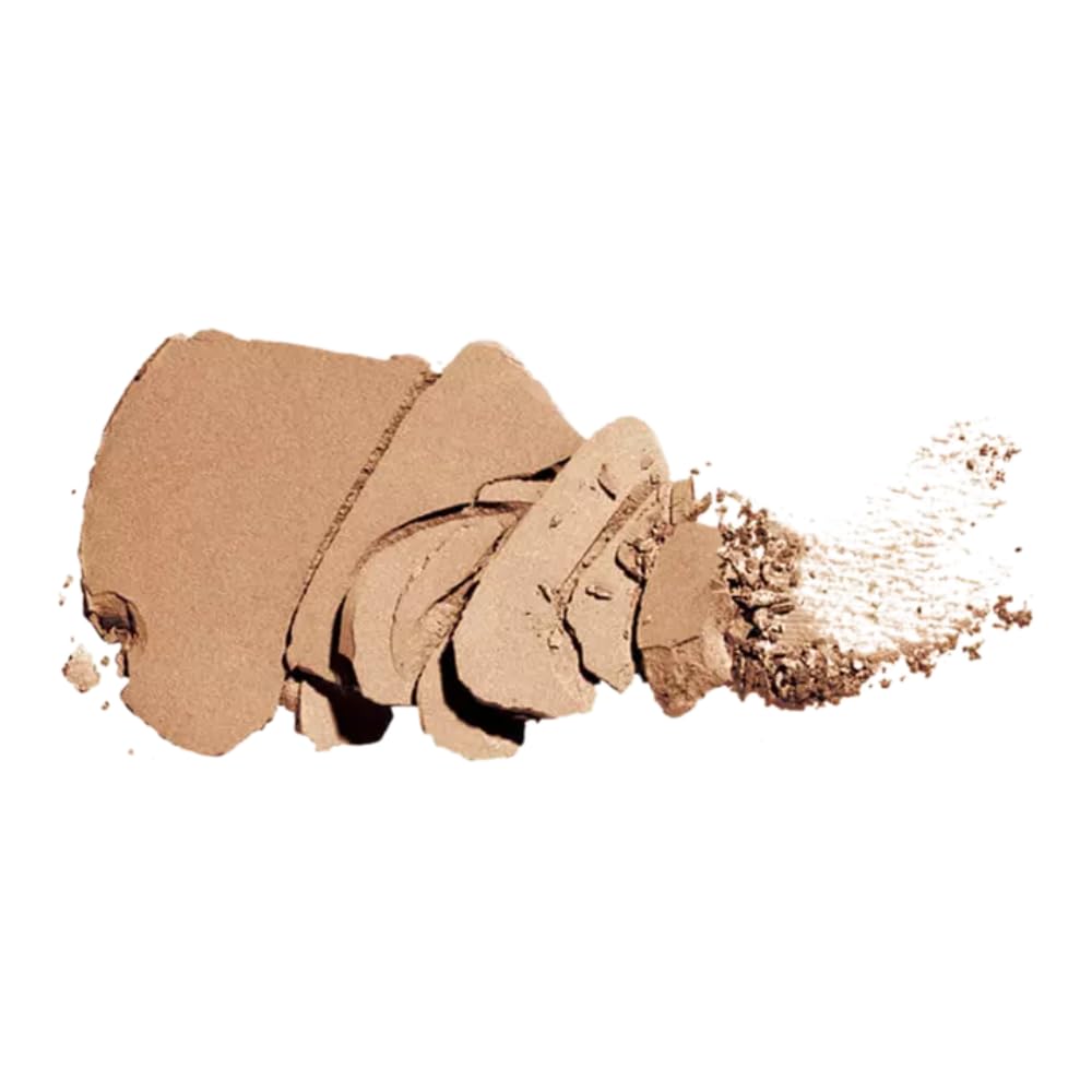 FLOWER BEAUTY Light Illusion Perfecting Powder Pressed Powder Face Makeup Buildable Medium Coverage with Blurring Pigments Includes Mirror Sponge