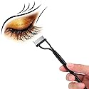 Eye Brow Brush Comb,Eyelash Comb Eyebrow Brush with Steel Needle Mascara Eyebrow Brush for Curling Iron with Eyelash Comb Makeup Brush Tool