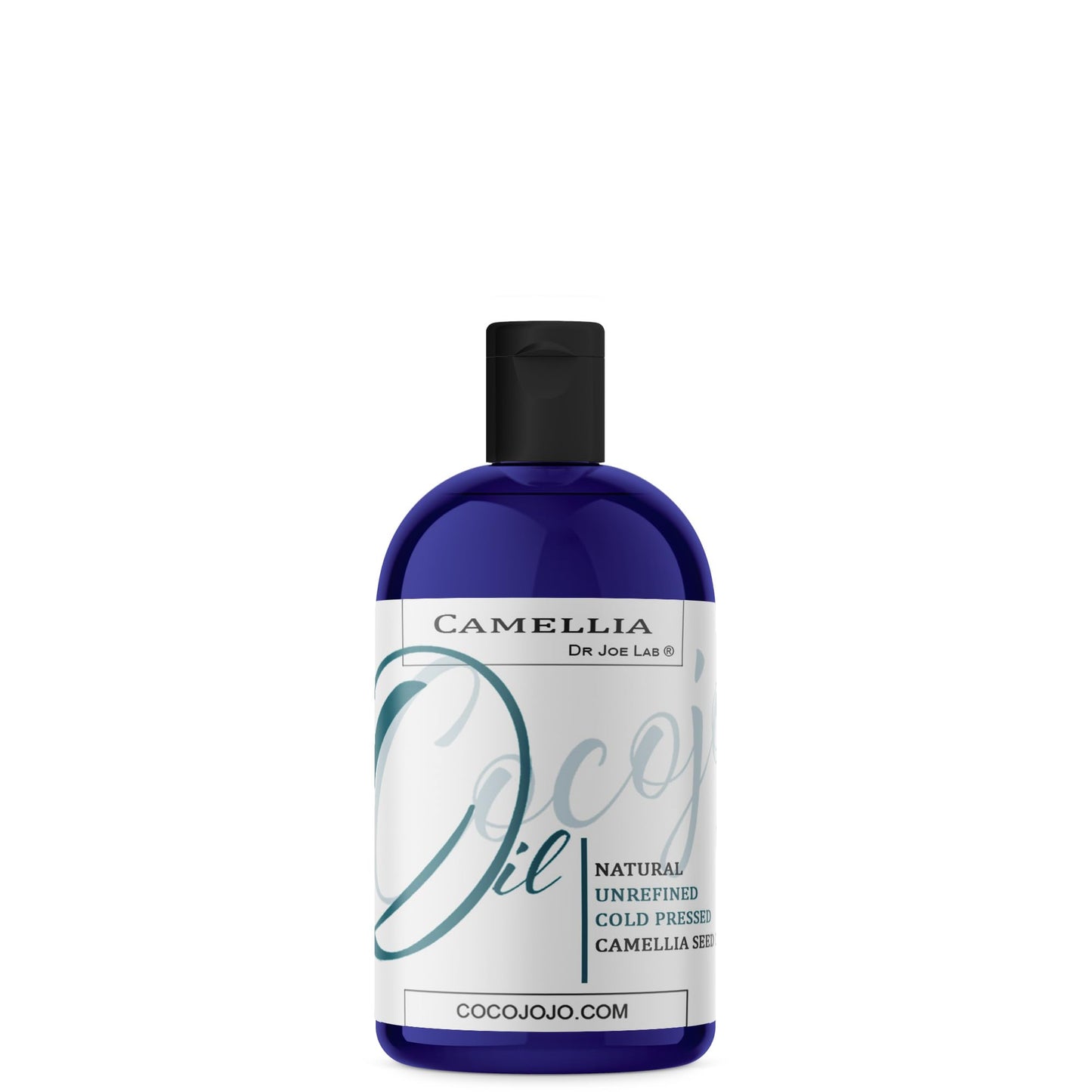 Dr Joe Lab Japanese Camellia Seed Oil - Pure, Cold Pressed, Non-GMO Carrier - 8 oz - for Skin, Hair, Nails, Body, Facial Hair - Hydrating Moisturizing