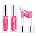 Fovcos Hydrating Lip Glow Oil, Moisturizing Lip Glow Oil, Lip Plumper Gloss, Transparent Lip Gloss, Lip Oil, Plumping Lip Oil, Lip Balm, Tinted Lip