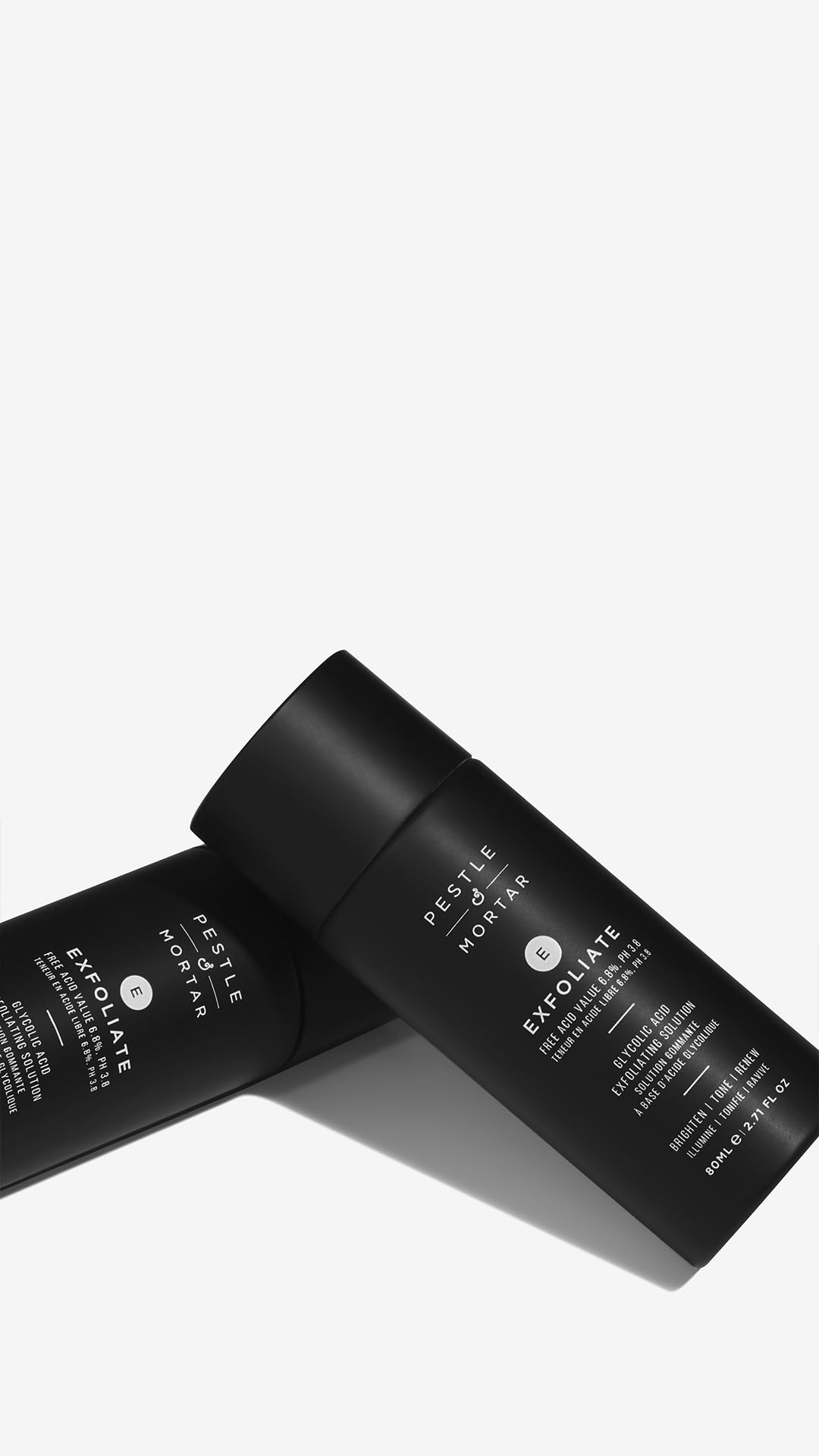 Pestle & Mortar Exfoliate 6.8% Glycolic Acid Facial Toner, Minimizes Pores and Even Skin Tone, Gentle AHA Exfoliator for face, Vegan & Cruelty-Free