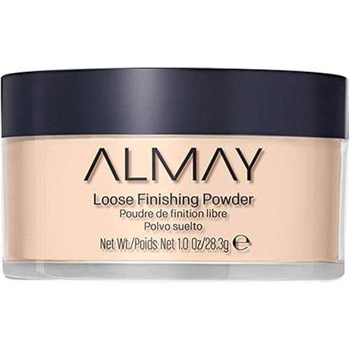 Almay Setting Powder, Face Makeup, Matte Loose Powder, Hypoallergenic, Cruelty Free, 100 Light, 1 Oz