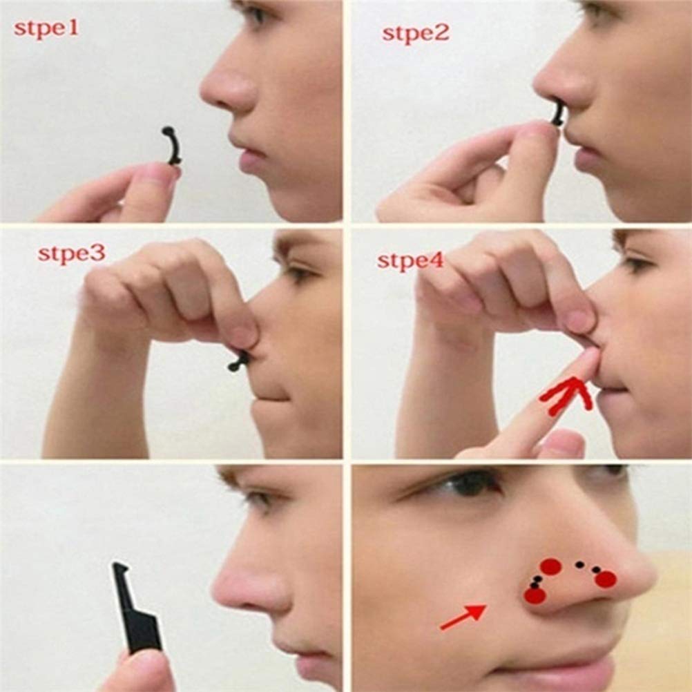 Saluaqui Nose Up Lifting Shaping Clip, Nose Shaper Inserts Nose Lifter Up Lifting Shaping Clip, Silicone Beauty Makeup Cosmetic Tool for Women Men Beauty and Personal Care Saluaqui