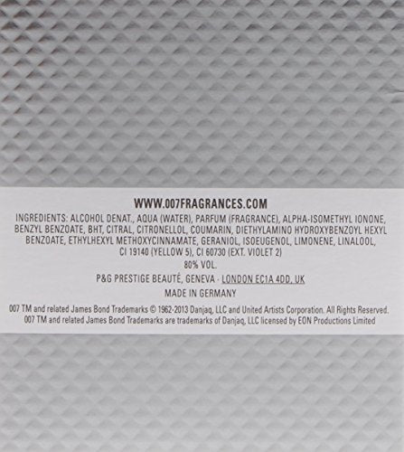 James Bond 007 Quantum Eau De Toilette Spray, 1.7 Ounce