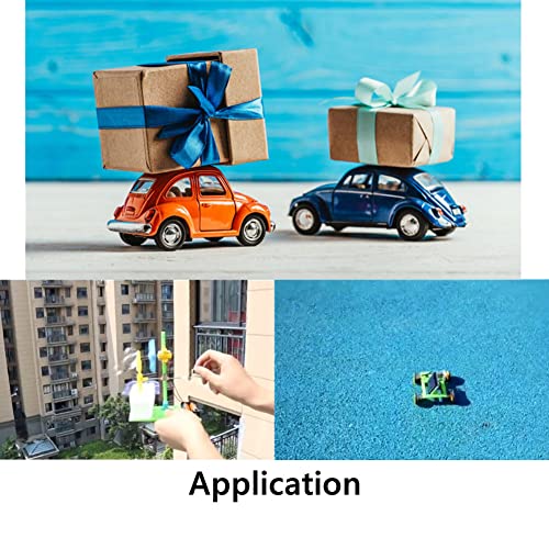 Walfront 26pcs Plastic Spindle Gear Set – Assorted Shaft Gears for DIY Robot, Car & Aircraft Models (2mm–4mm, White/Blue)