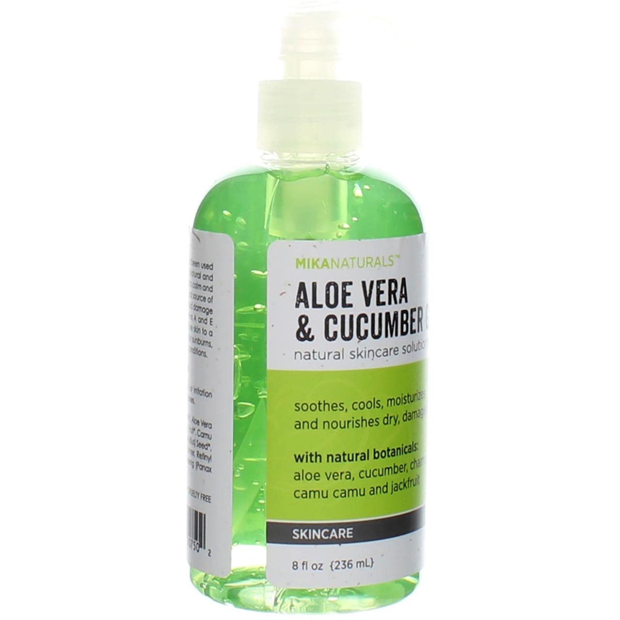 MIKA NATURALS Aloe Vera & Cucumber Gel (8 oz.)