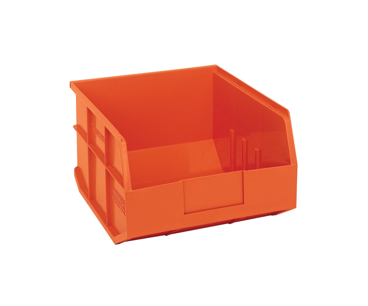 Quantum Storage K-SSB425OR-3 3-Pack Stackable Plastic Shelf Bin, 12" x 11" x 7", Orange