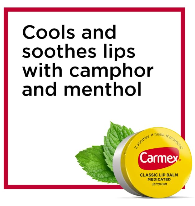 Carmex Everyday Healing Lip Balm, 0.25 oz, 3 Count Beauty and Personal Care Carmex