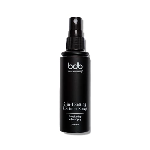 Billion Dollar Beauty 2-in-1 Primer & Setting Spray - Dual-Action Makeup Mist with Niacinamide & Hyaluronic Acid - Long-Lasting, Hydrating Finish