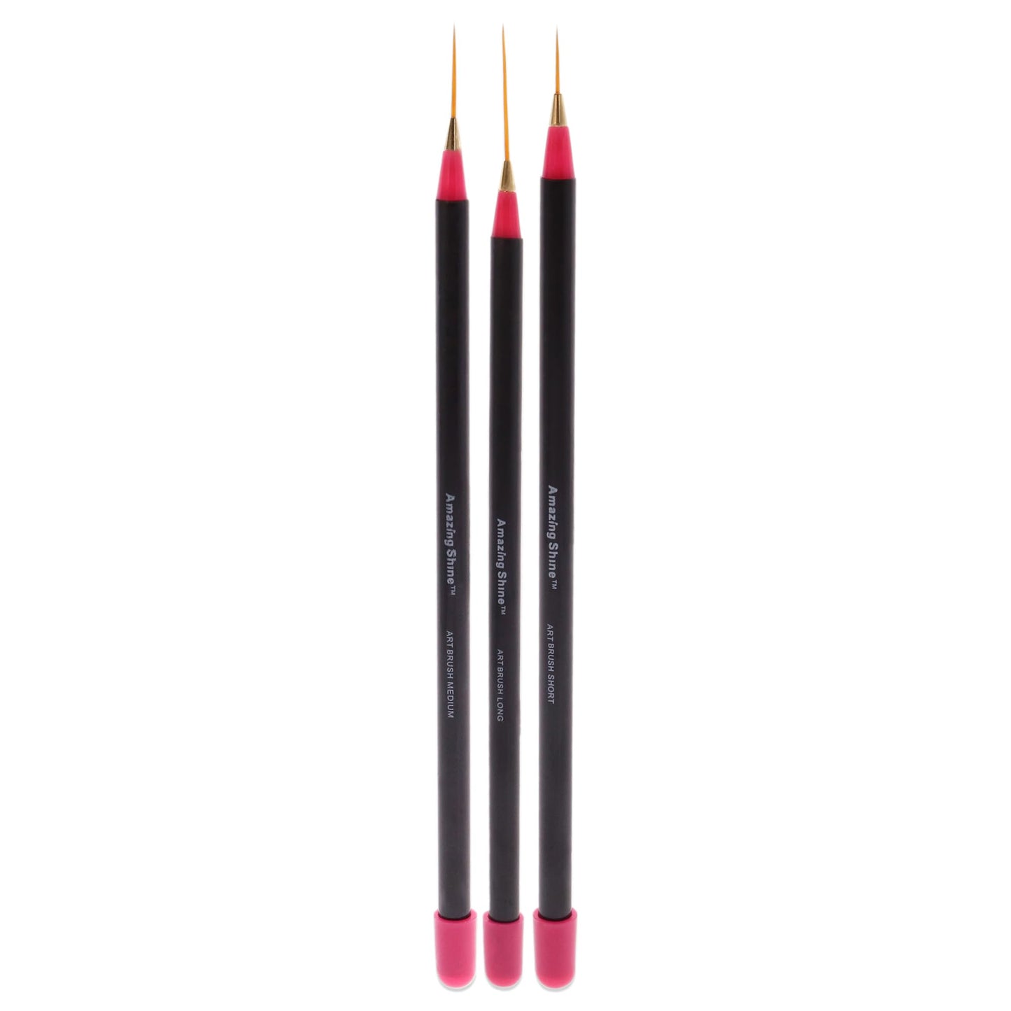 Amazing Shine Amazing Shine Professional 3 Piece Nail Art Brush Set Women Nail Art 3 Pc Beauty & Personal Care Amazing Shine