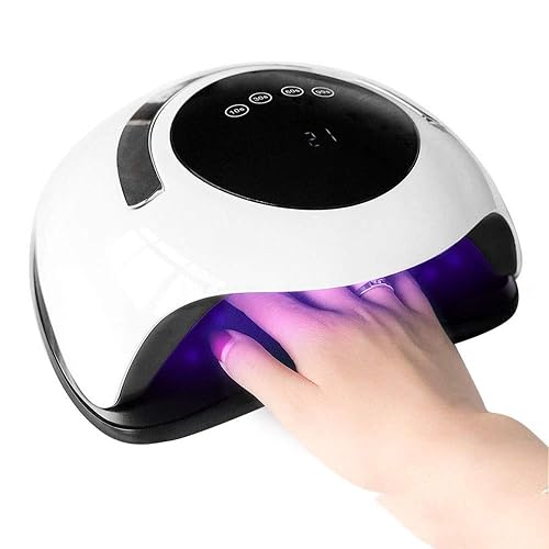 HYUWANGYU LED Nail Light Induction Smart Nail Machine Quick-Drying LED Phototherapy Machine Nail UV Baking Lamp 120W Nail Lamp Suitable for Home Or Beauty & Personal Care HYUWANGYU