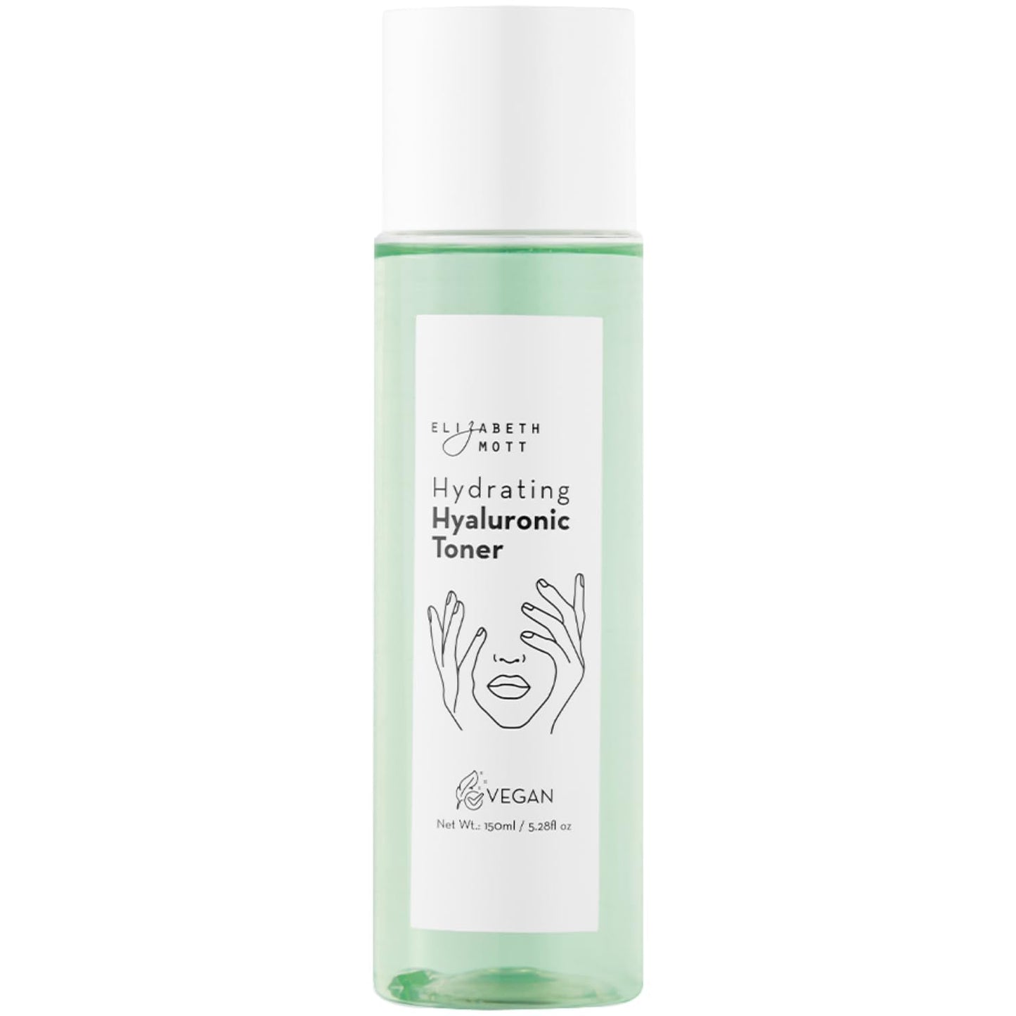 Elizabeth Mott Hydrating Hyaluronic Toner - 2?in?1 Serum & Toner Hyaluronic Acid & Antoxyl Extract - Lightweight Korean Skincare for Hydration, Pore