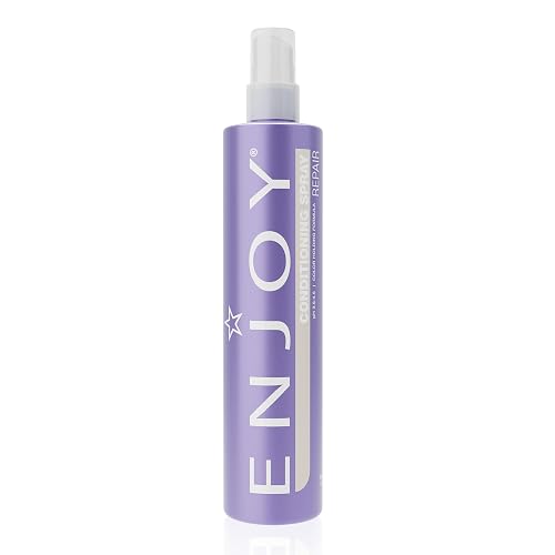 Enjoy Conditioning Spray, Leave-In Detangler, Hydrating and Strengthening Mist for All Hair Types, Frizz Control and Styling Reactivator, pH 3.5-4.5