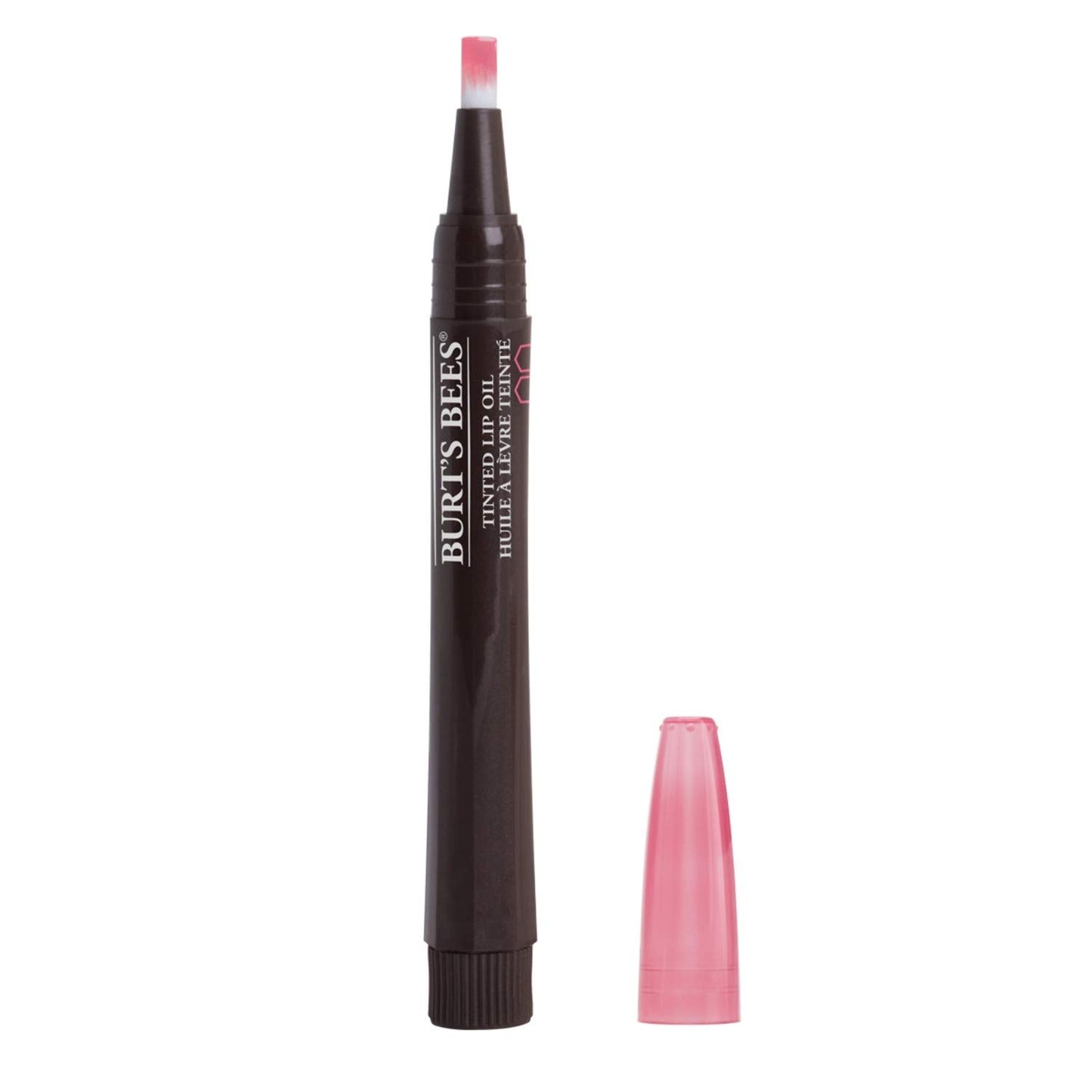 Burt's Bees 100 % Natural Moisturizing Tinted Lip Oil, Showering Sunset - 1 Pen, 0.04 Fl Oz