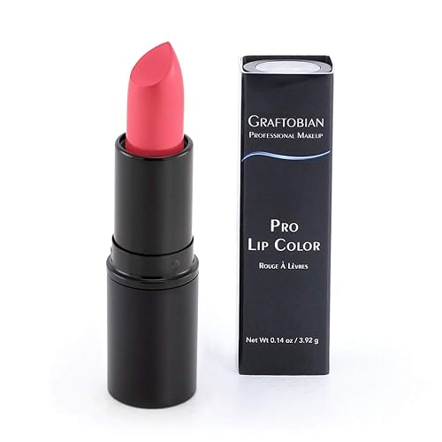 Graftobian Professional Color Lipstick - Ultra Long-Wearing, Comfortable Texture, Full Range of HD Shades, For All Skin Tones and Undertones, Velvety