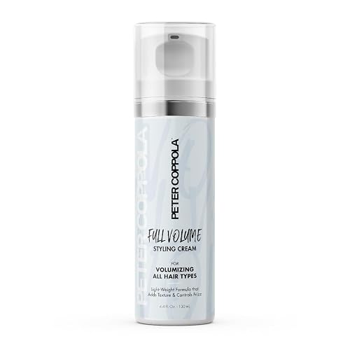 Peter Coppola Full Volume Styling Cream - Volumizing Lightweight Blow Dry Cream for Thickening, Adding Volume and Styling for All Hair Types (4.4 Fl
