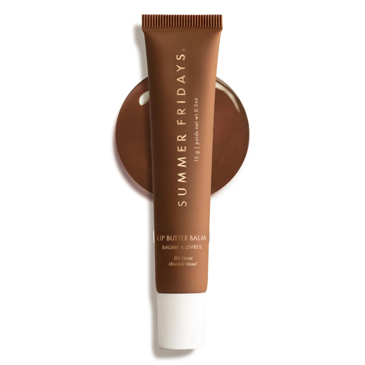 Summer Fridays Tinted Lip Butter Balm - Conditioning Vegan Lip Balm for Instant Moisture, Shine & Hydration - Sheer-Tinted, Soothing Skincare - Hot