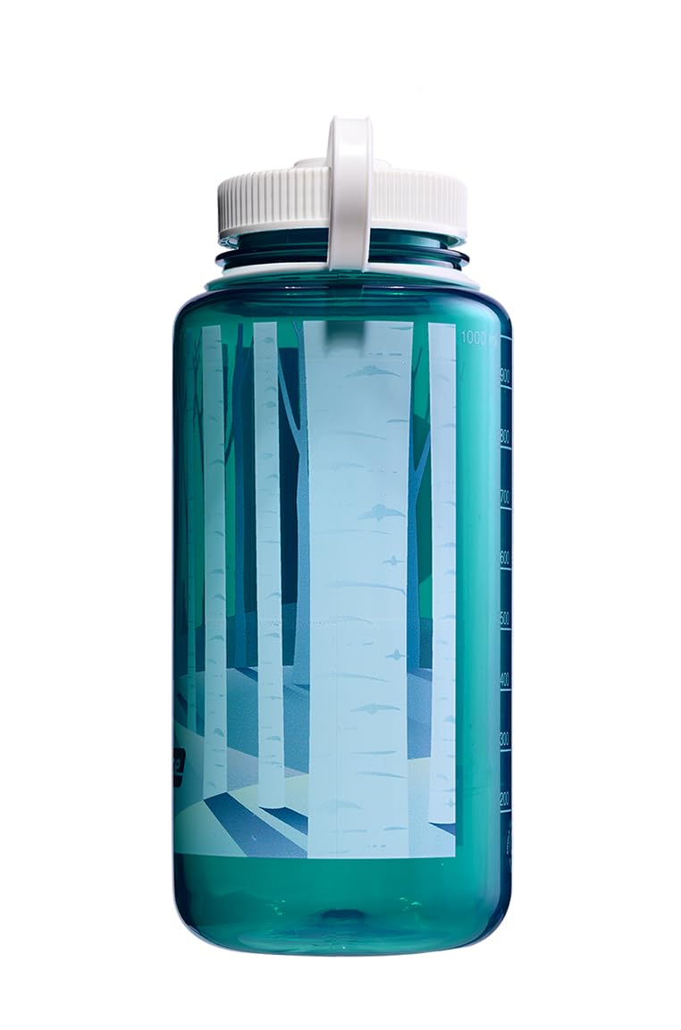 Nalgene Sustain 32 oz. Wide Mouth Water Bottle - Landscape Forest