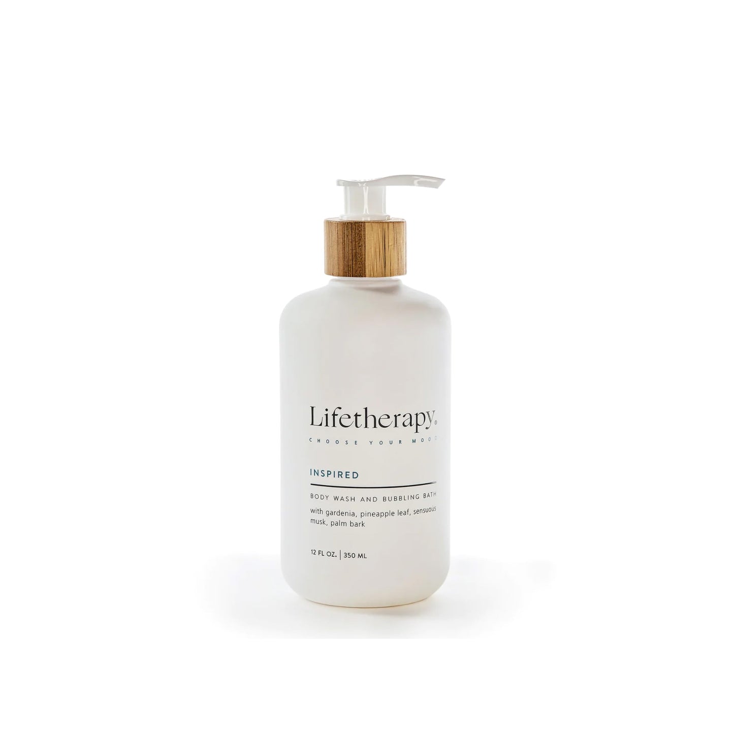 Lifetherapy 3-in-1 Body Wash Bubble Bath & Hand Wash - Inspired | Clean Skin-Loving Formula | Vegan & Gluten Free | Nourishing & Revitalizing | Free