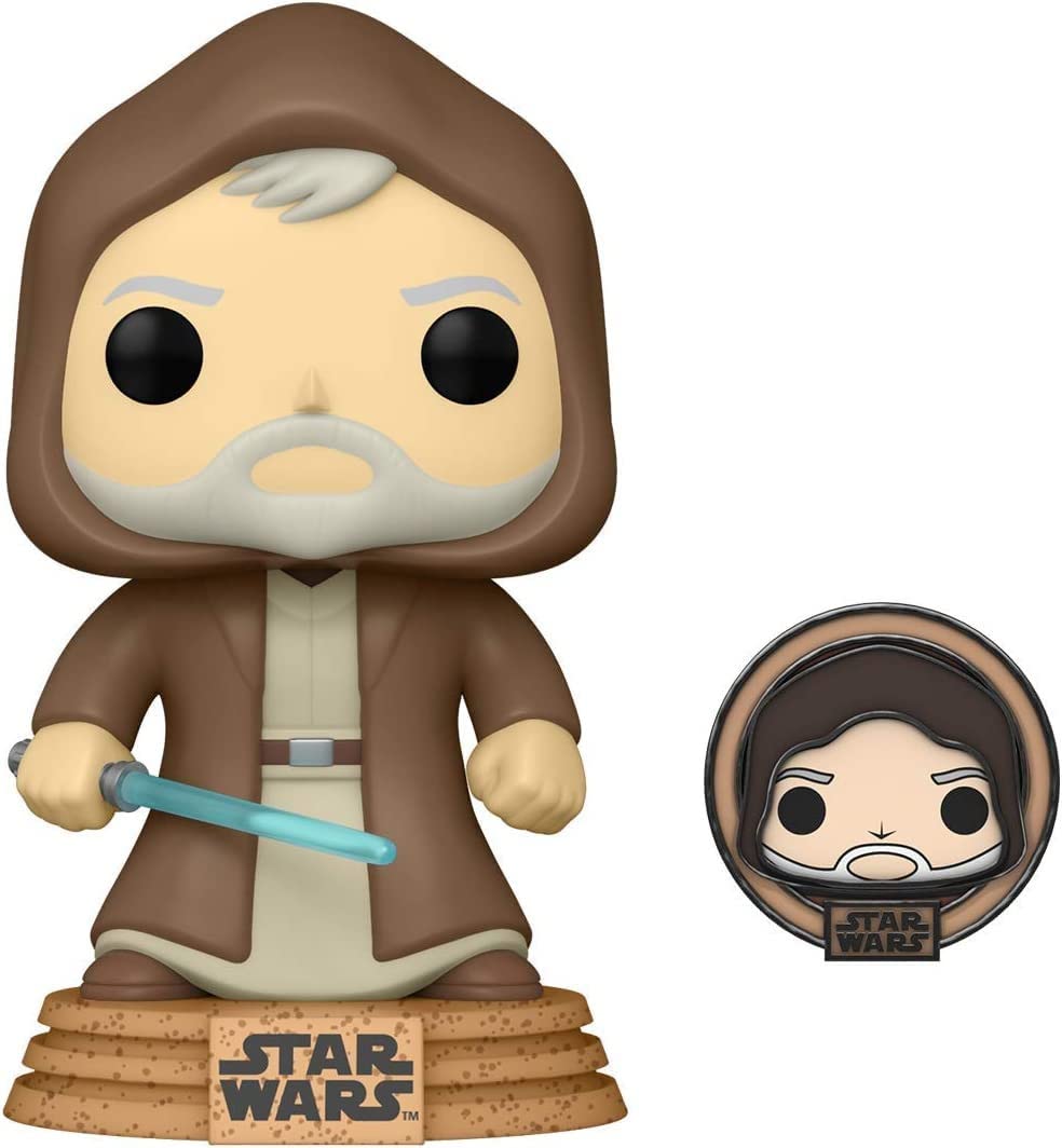 Funko Pop Star Wars: Across The Galaxy - OBI-Wan Kenobi with Enamel Pin - Amazon Exclusive - Collectable Vinyl Figure - Gift Idea - Official…