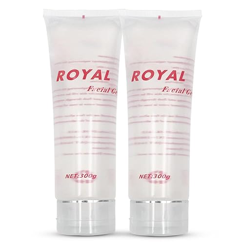 Liflad Radio Frequency Gel for RF Machine - Cooling Gel for Laser Hair Removal - Massage Therapy Cream for Women& Men - Royal Facial Gel Clear (Pack