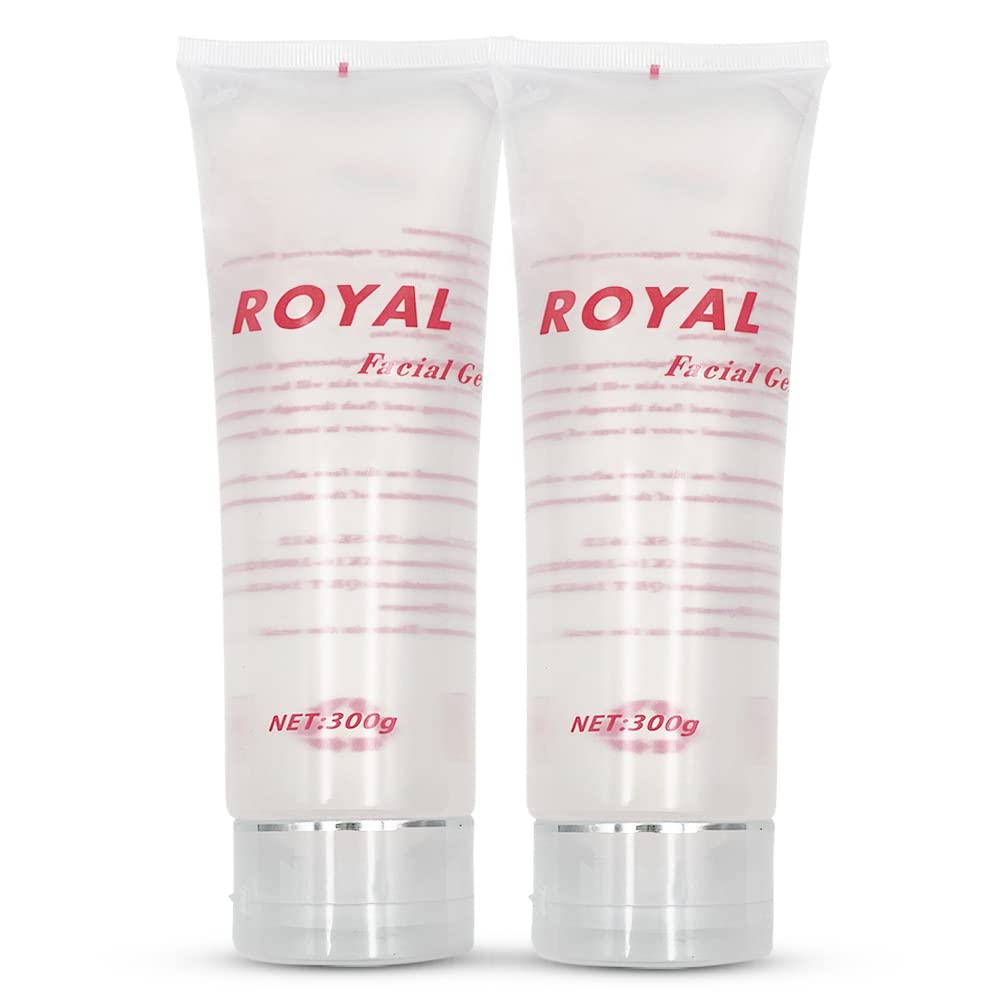 Liflad Radio Frequency Gel for RF Machine - Cooling Gel for Laser Hair Removal - Massage Therapy Cream for Women& Men - Royal Facial Gel Clear (Pack