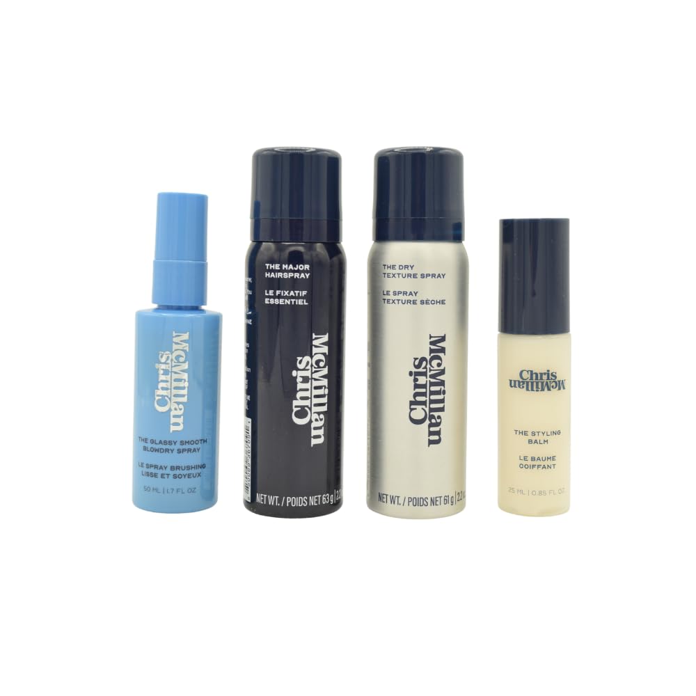 Chris McMillan The Classics Styling Kit with HS3 Complex, Travel Size, Heat Protection