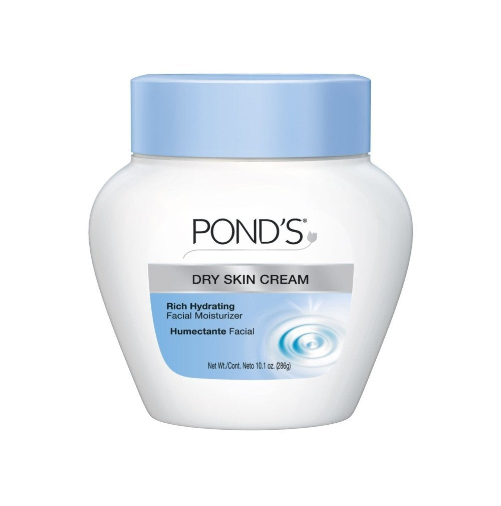 Pond's Dry Skin Cream Facial Moisturizer, Rich Hydration for Dry Skin, 10.1 oz (Pack of 9)