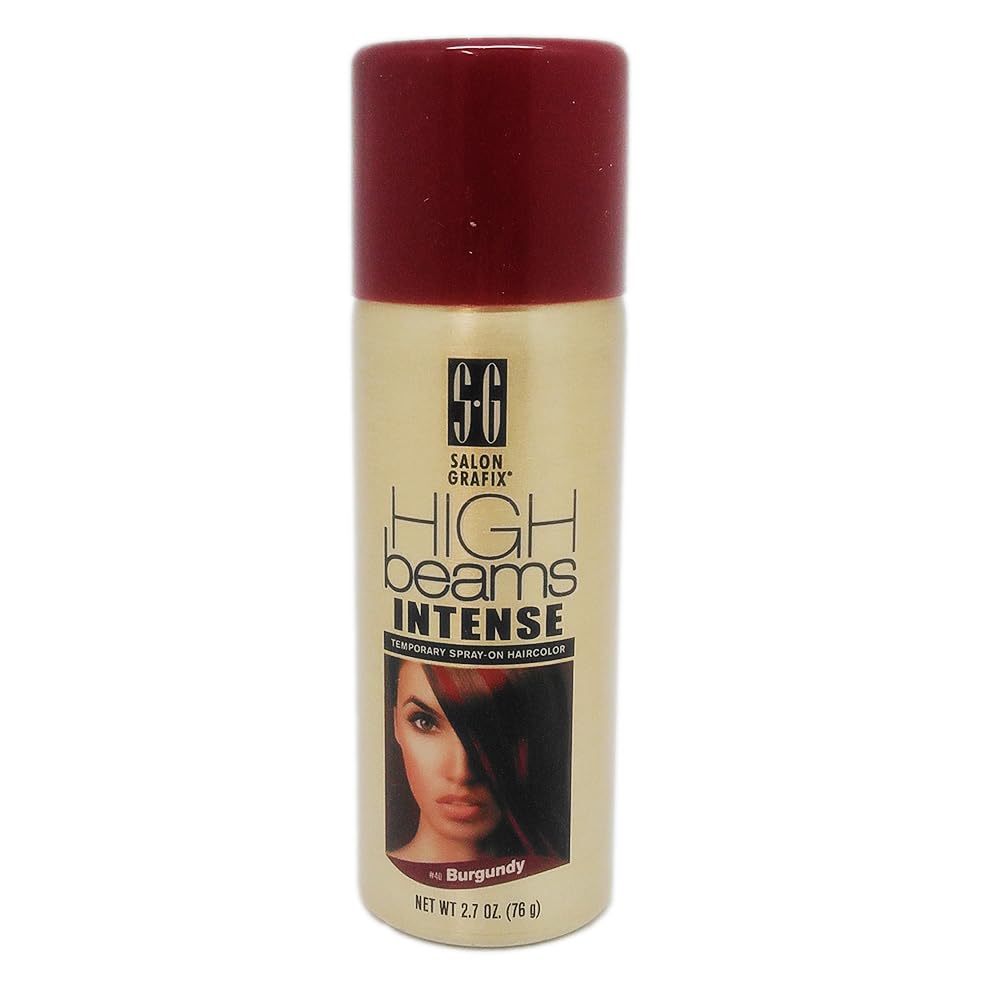 Salon Grafix High Beams Intense Temporary Spray - Burgundy for Unisex - 2.7 oz Hair Color