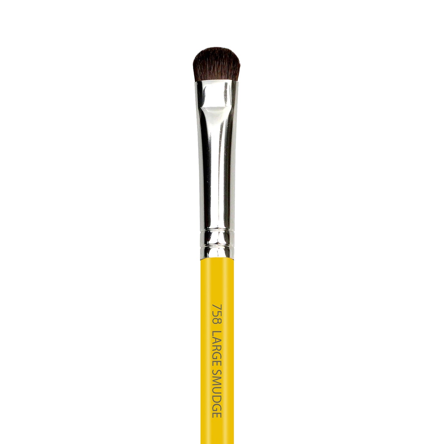 Bdellium Tools Professional Makeup Brush - Studio Series 758 Large Smudge - With All Soft Natural Fibers, For Smudging around Lash Line (Yellow, 1pc)