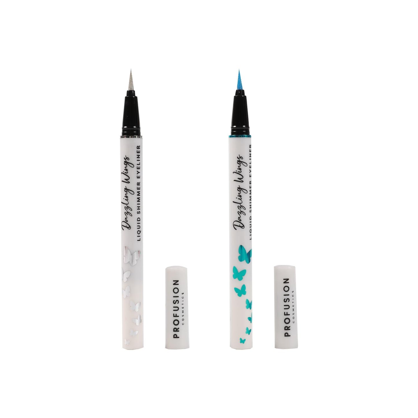 Profusion Cosmetics Empowered Butterfly Dazzling Wings Liquid Shimmer Eyeliner, Quick-dry, Waterproof, Sparkling Linears, Flexible brush for easy