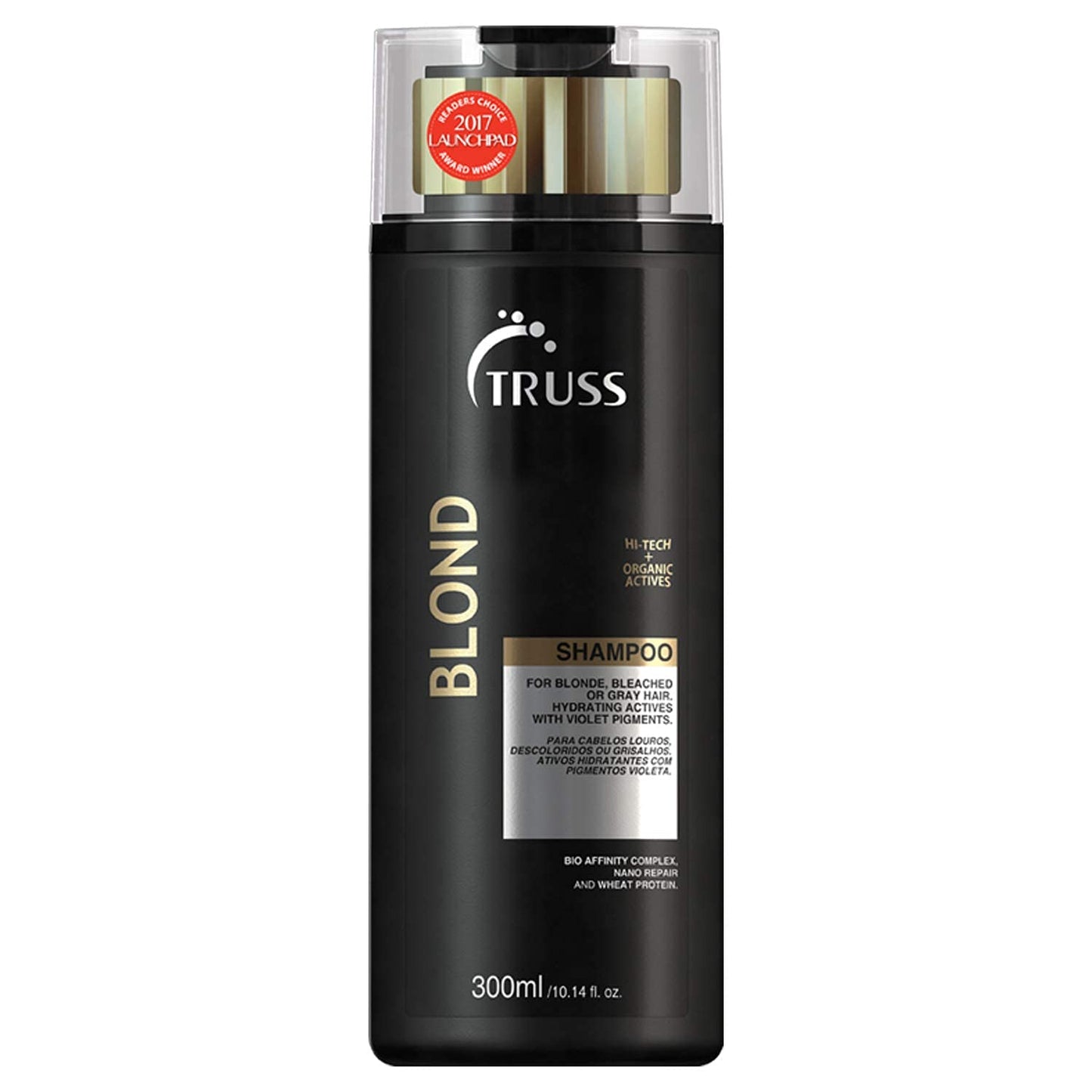 TRUSS Purple Shampoo & Toner for Blonde Hair - Blond Shampoo for Bleached, Gray, Highlighted & Brassy Hair - Restore Strength, Shine & Elasticity