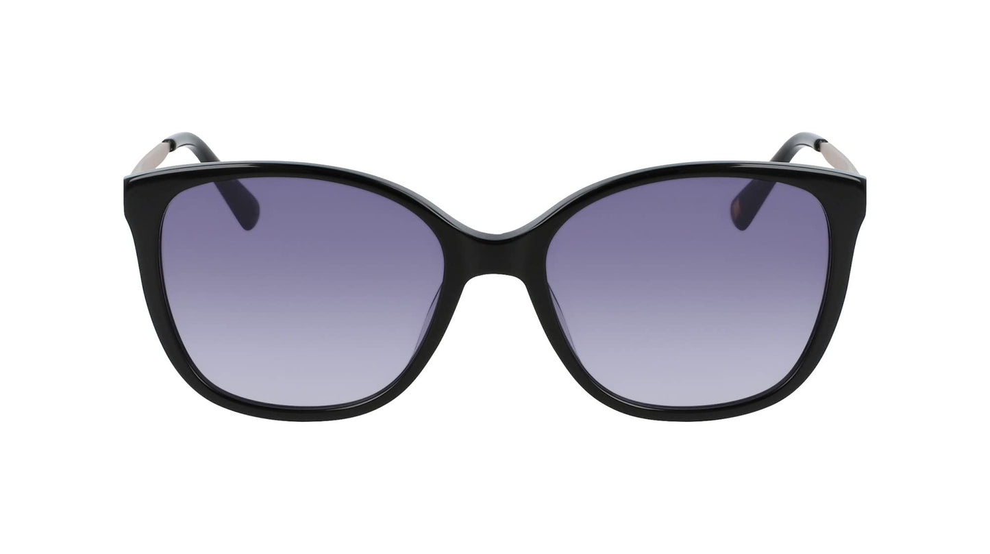 Anne Klein Women's Sunglasses AK7079 - Black with Grey Gradient Lens