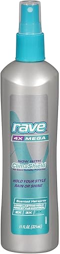 Rave Hs 4x Mega Scented N Size 11 Oz Rave Hairspray 4x Mega Hold Scented Non-Aerosol 11oz