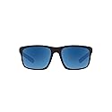 Native Eyewear Wells Sunglass, Matte Black Crystal, Blue Reflex