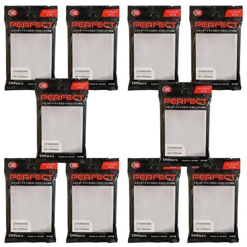 KMC 100 Karte Barriere Perfekte Größe (10 Packungen/Gesamt 1000)