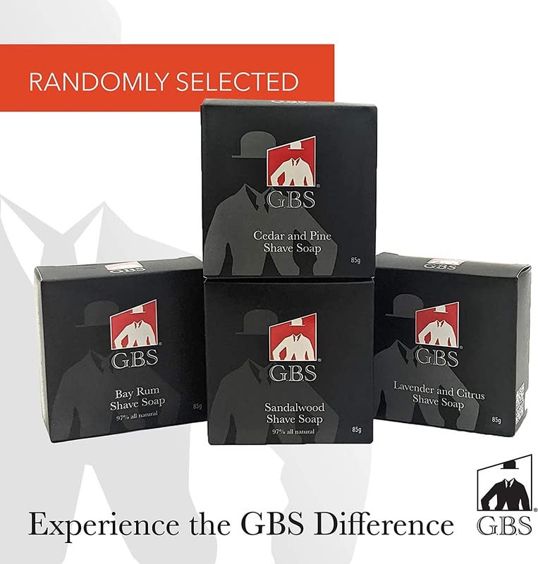 G.B.S Dark Wood Shaving Soap Bowl Cup with Lid Cover, Natural Shaving Soap, And Sandalwood Pre-Shave Oil Beauty and Personal Care G.B.S