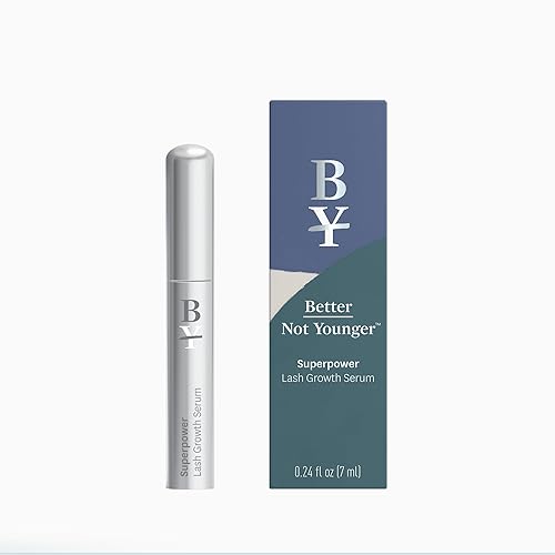 Better Not Younger Superpower Lash Serum (7ml) Lash Conditioner with Peptides, Vitamins & Nutrients - Enhancing Serum for Thicker, Fuller and Longer…