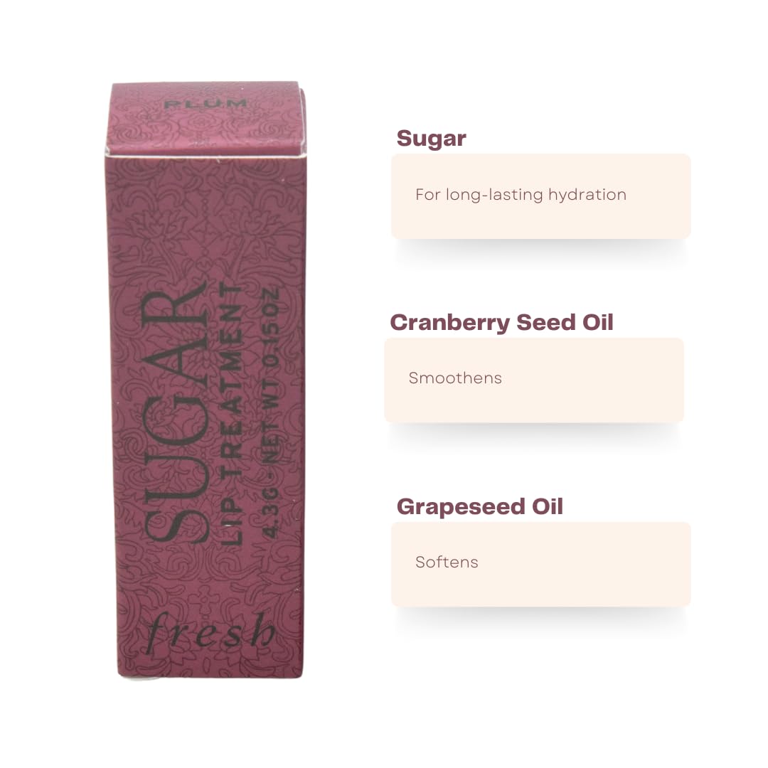 Sugar Lip Treatment - Plum by Fresh for Women - 0.5 oz Lip Treatment