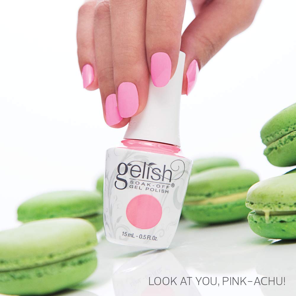 Gelish TPO-Free Soak-Off Gel Nail Polish: Look At You Pink-achu!, 15mL Beauty & Personal Care Gelish