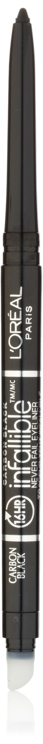 L’Oréal Paris Infallible Never Fail Eyeliner, Carbon Black, 0.008 oz.