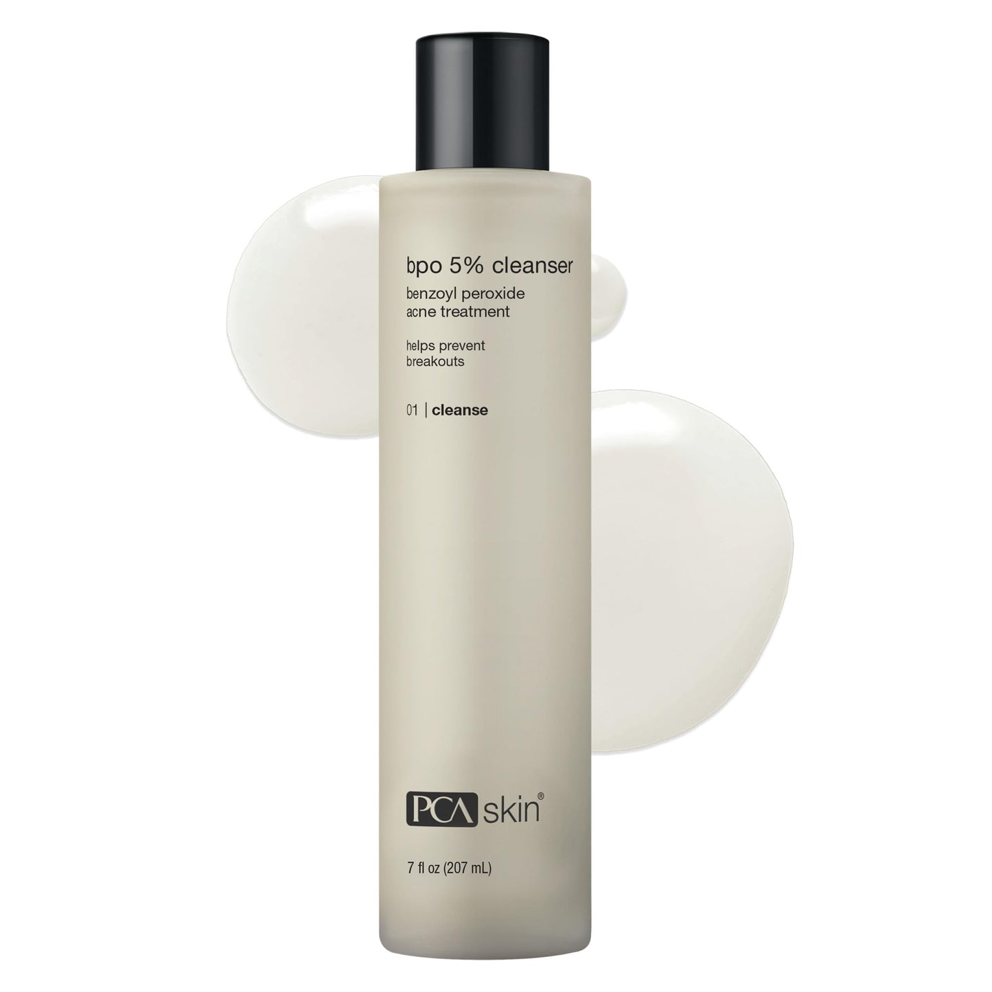 PCA SKIN 5% Benzoyl Peroxide Face Wash, Foaming Acne Facial Cleanser for Oily and Acne Prone Skin, Eliminates Existing Acne and Helps Prevent Future