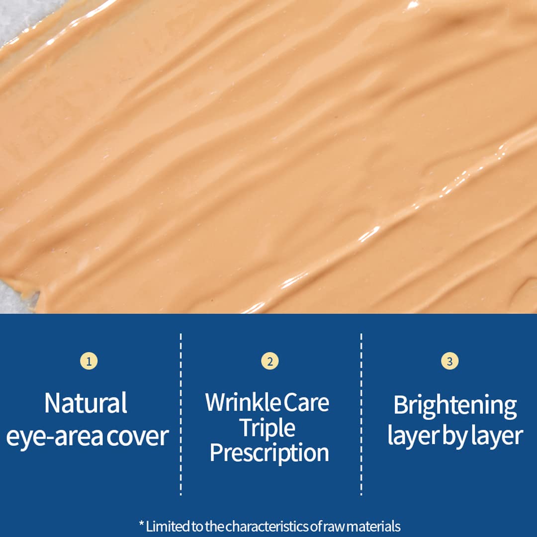 Korean skin care TheYEON Ectoin Vital Conceal Eye Cream for Dark Circle / 20ml 0.67 fl. oz/Concealer, Hydrates, Covers, Wrinkles and Puffiness, Anti