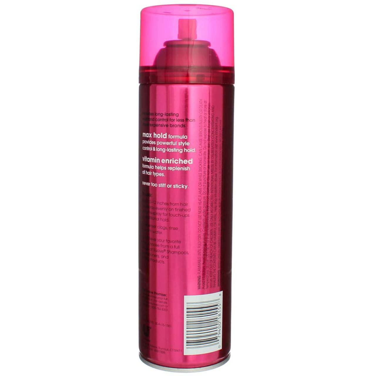 Suave Max Hold 8 Hairspray Aerosol 11 oz (Pack of 8)