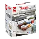 cambro Freshpro Mini Food Storage Container Set with Lid, Translucent 8 sets