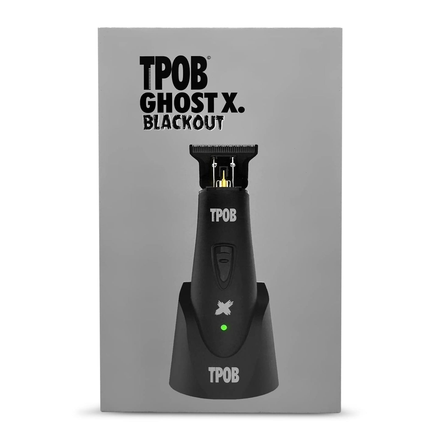 TPOB Ghost X Beard Trimmer Hair Clippers for Men, Professional Hair T-Blade Trimmer Cordless Rechargeable Edgers Clippers Electric Beard Shaver (Ghost Beauty and Personal Care TPOB