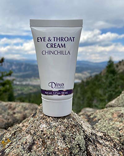 Dinur Cosmetics Chinchilla Eye & Throat Cream Reduces Fine Lines Wrinkles Puffy Eyes & Under Eye Dark Circles Penetrates Delicate Skin for Men & Women
