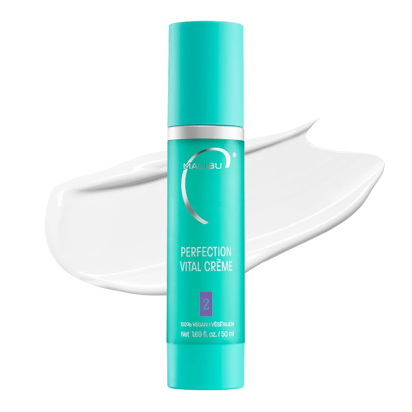 Malibu C Perfection Vital Crème - Daily Face Moisturizer for Dry Skin with Peptide & Pro Vitamin B5 - Hydrating Moisturizer for Fine Lines, Wrinkles