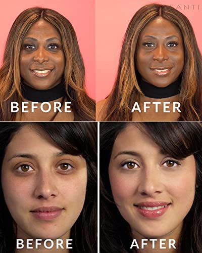 VASANTI Oil-Free Foundation & Concealer in 1 - Liquid Cover-Up (12) Highly Blendable, Full Coverage, Longwear Liquid Foundation and Concealer, Safe